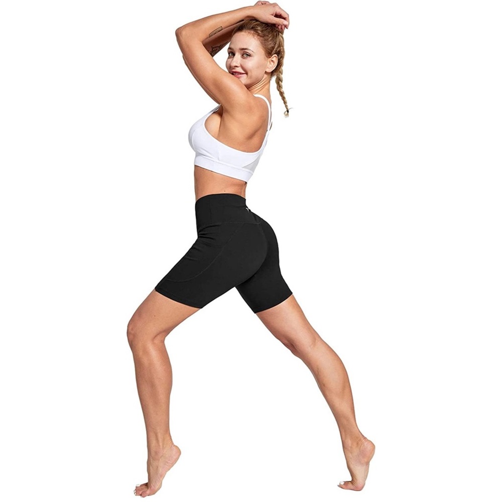 Baleaf Black Athletic Biker Shorts